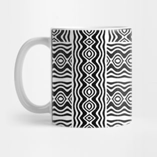 Geometric damask pattern Mug